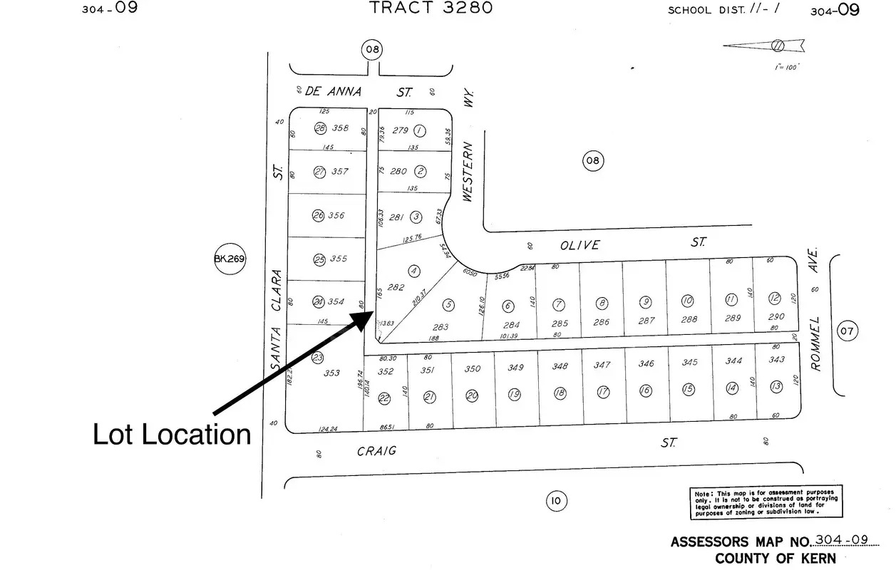 Parcel Map 3 Rivers Ca Bid4Assets.com > Auction Detail > (1233557) 1/3 Acre Kern County, CA ...