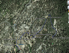 Map from Tank Rd to Arrow bear lake