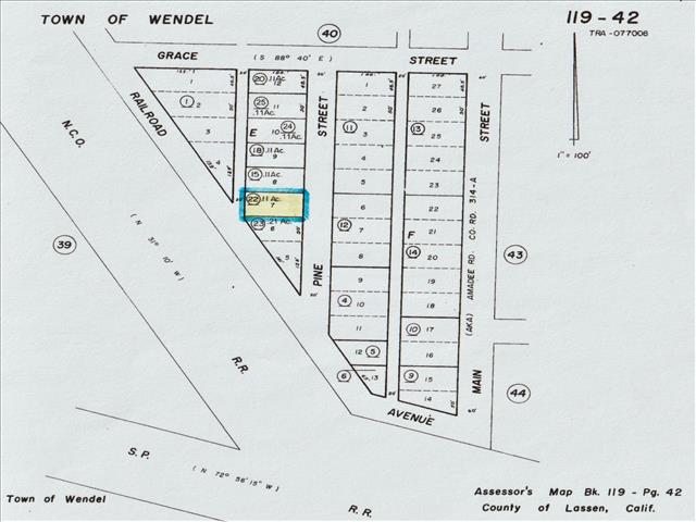 Assessors Lot Map