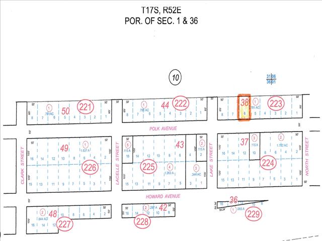 Assessors Lot Map