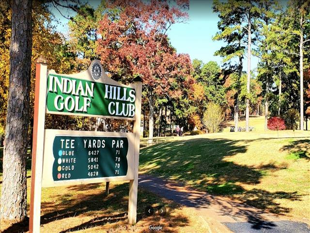 5 Indian Hills Golf Course Sign