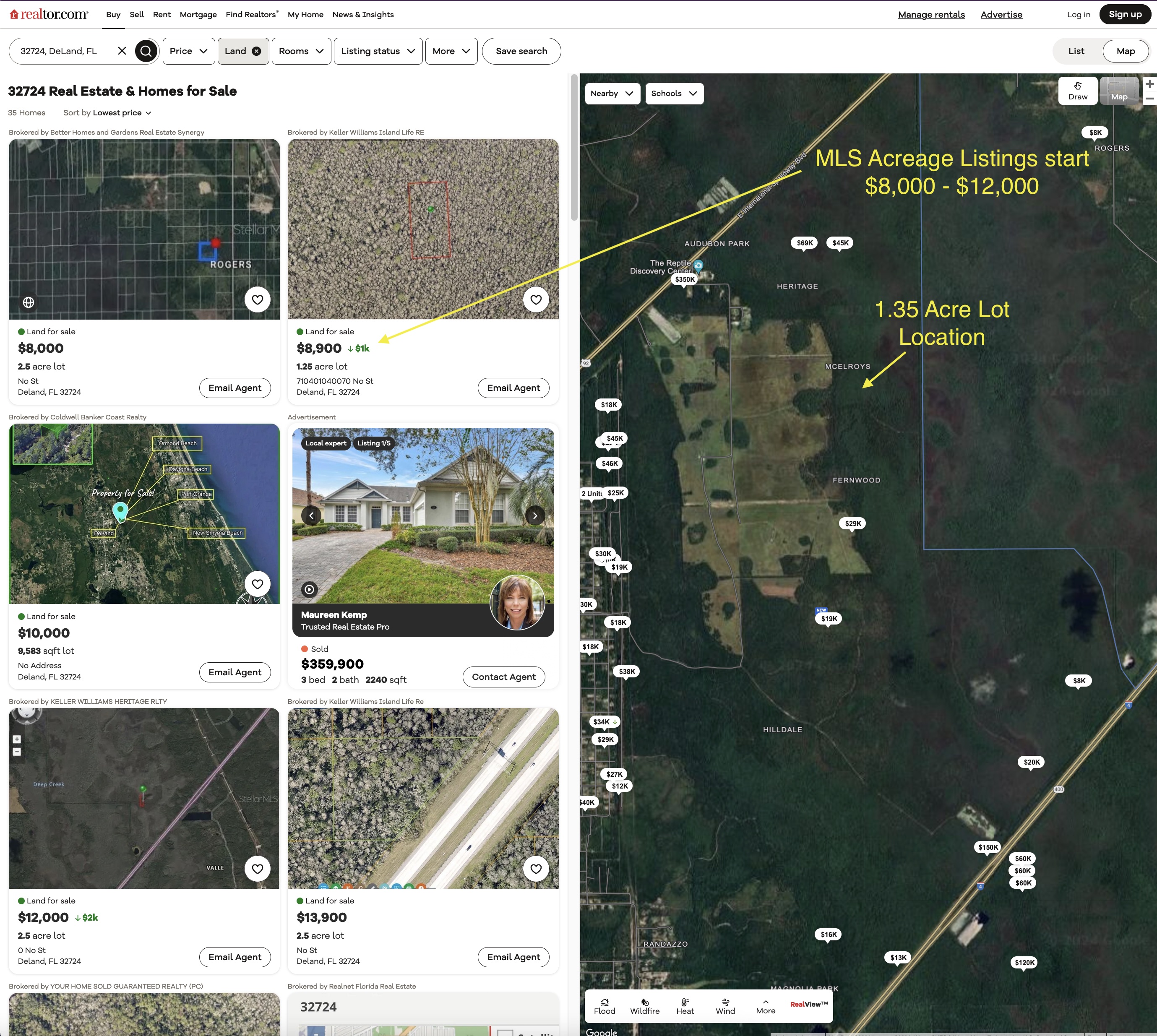 Bid4Assets.com > Auction Detail > (1137578) 1.35 Acres Florida Land ...