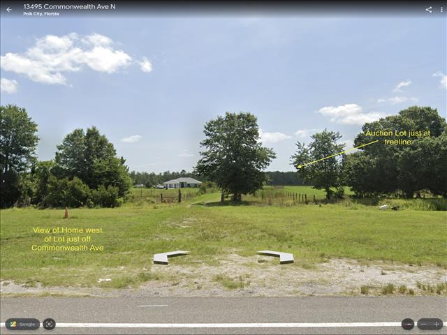 Home west of Lot Area view from Commonwealth Ave