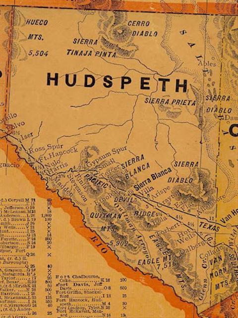 Hudspeth County Map