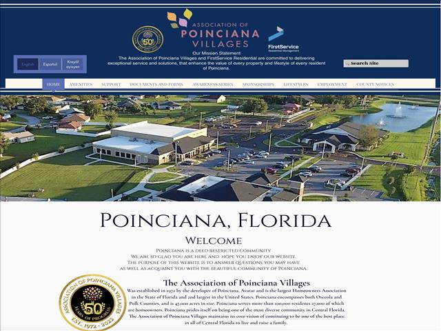 Poinciana Villages Lot Located adjacent to existin
