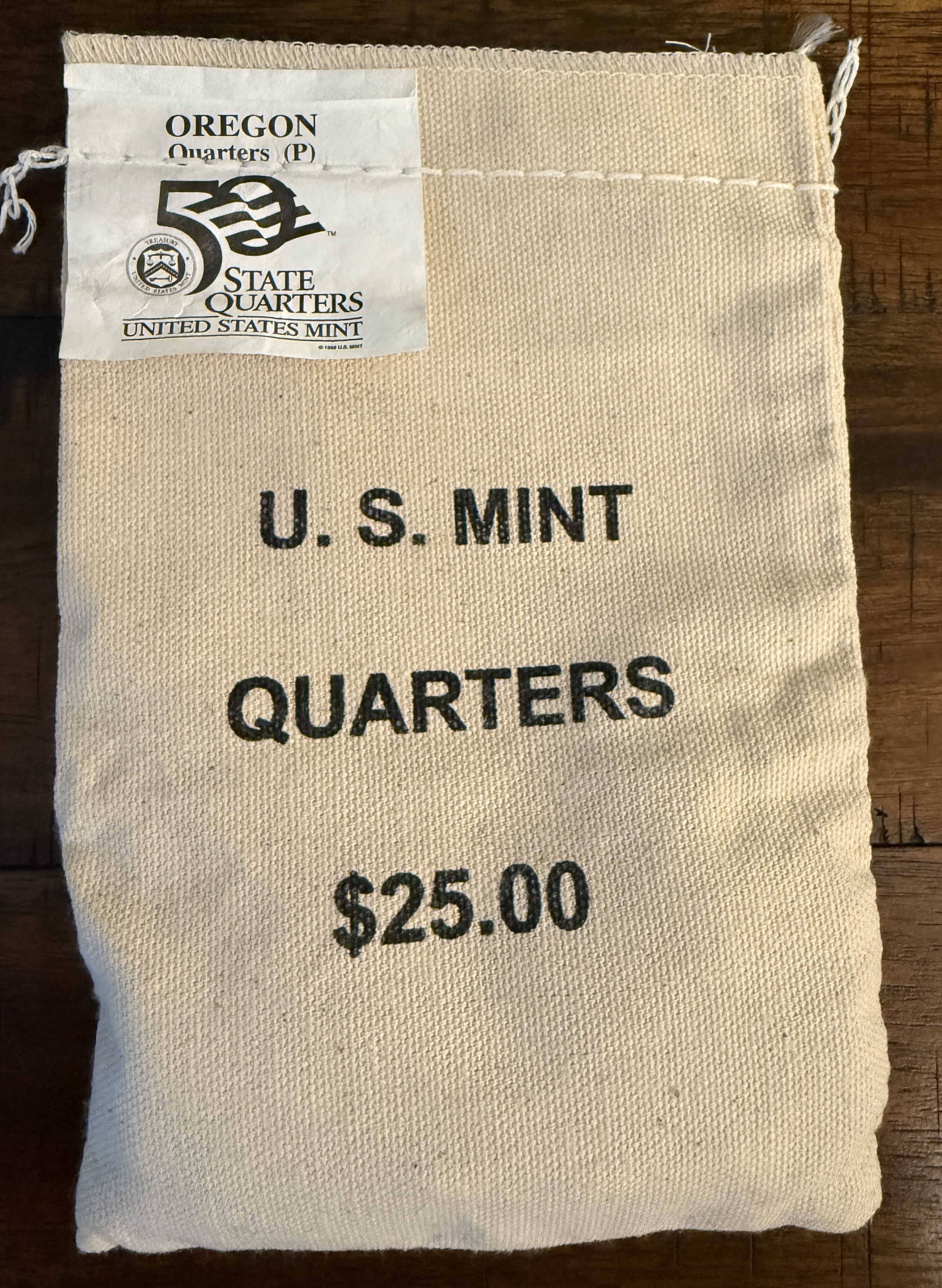 $350,000.00 Potential? Unopened Mint Bag - 2005P Oregon Quarters!