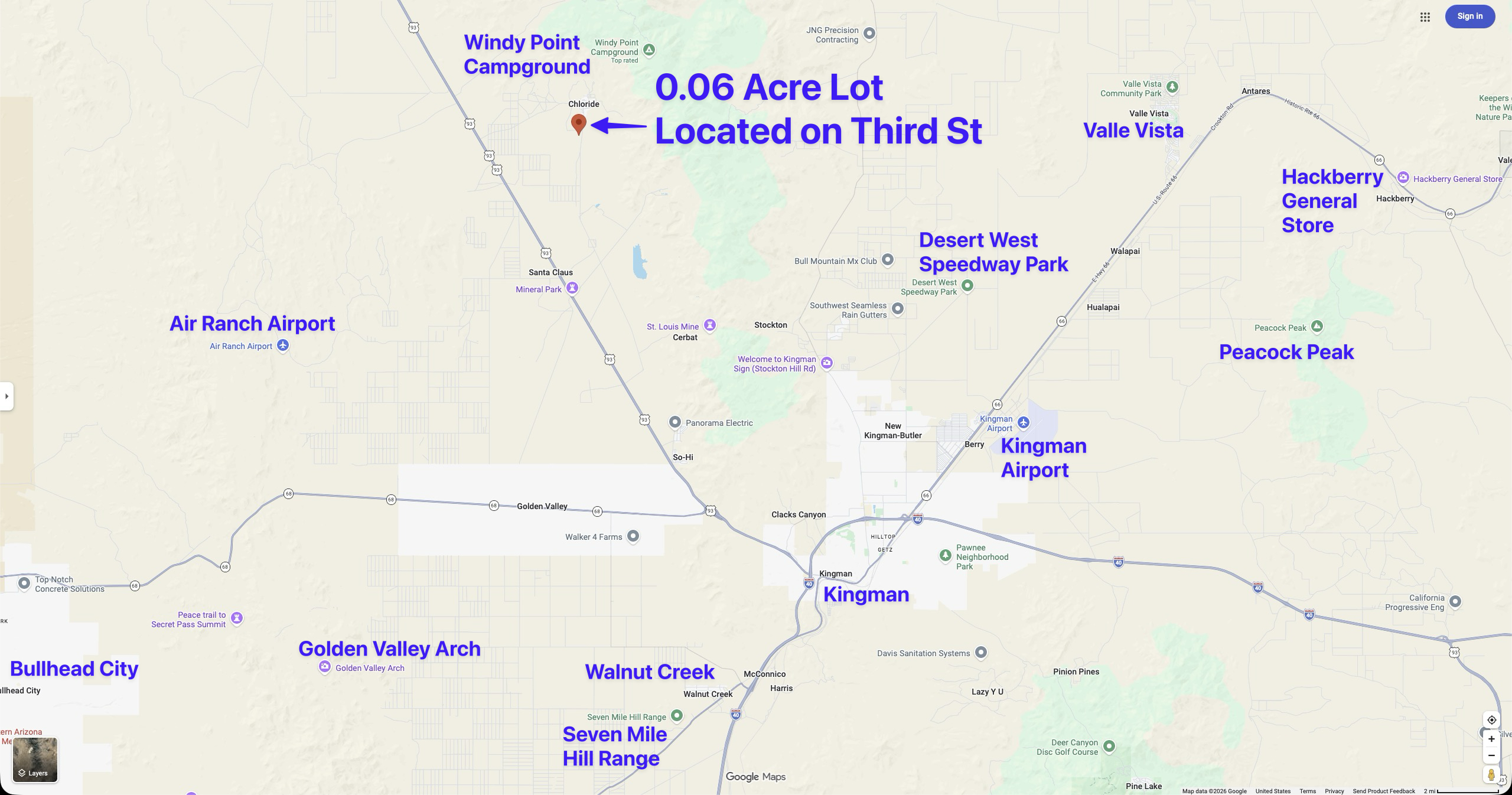 0.06 Acre Lot 27, NO LIENS! 1 Mile From Chloride, AZ! Bid Starts $1 No Reserve!的来源图片