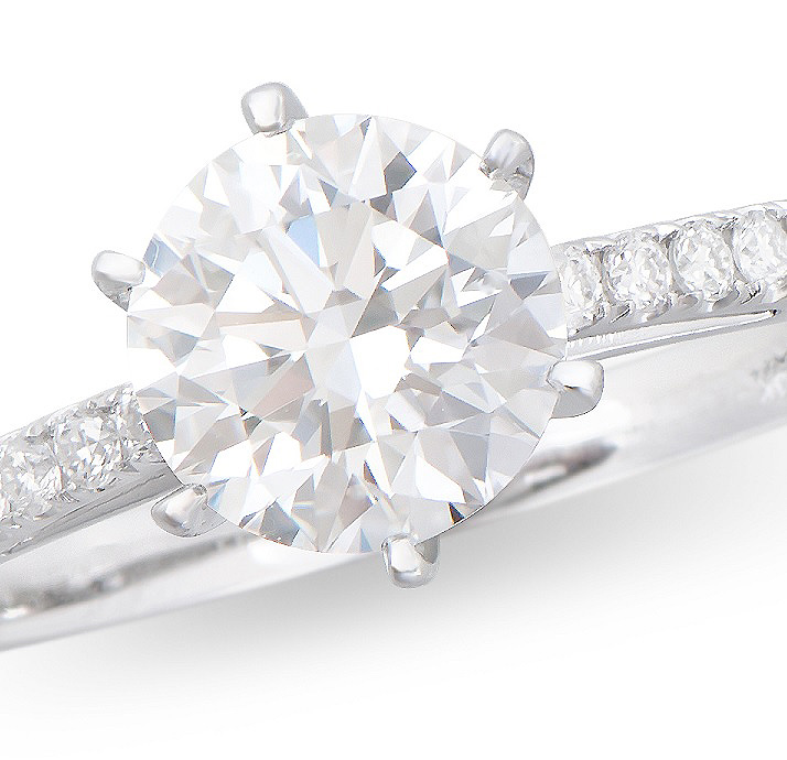 Super Ideal Cut! 1.39 Ctw IGI Certified E-F VVS Lab Diamonds 14K Designer Ring NEW的来源图片