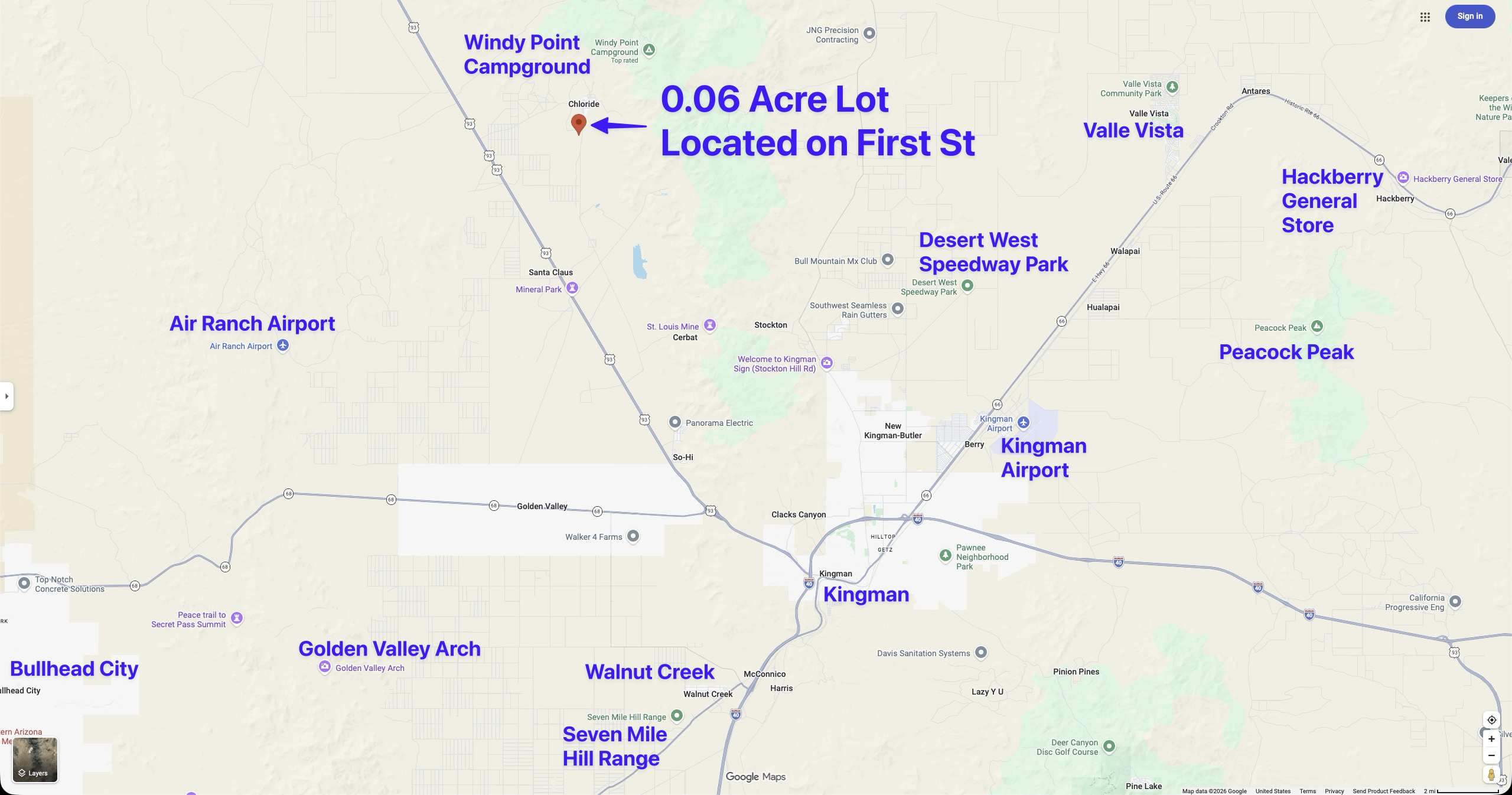 0.06 Acre Lot 30, NO LIENS! 1 Mile From Chloride, AZ! Bid Starts $1 No Reserve!的来源图片