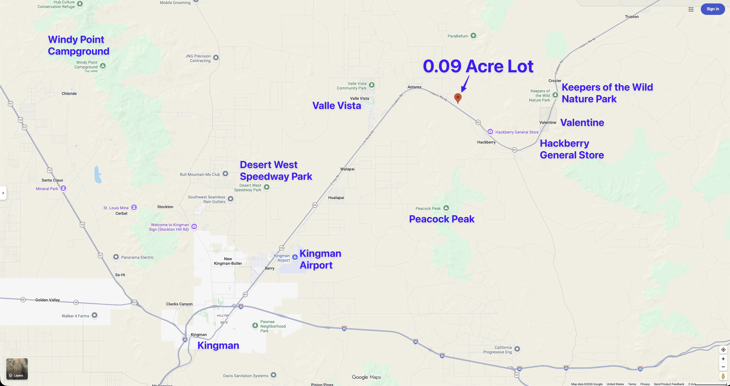 0.09 Acre Lot 166, NO LIENS! 3.2 miles from Antares, AZ! Bid Starts $1 No Reserve!的来源图片