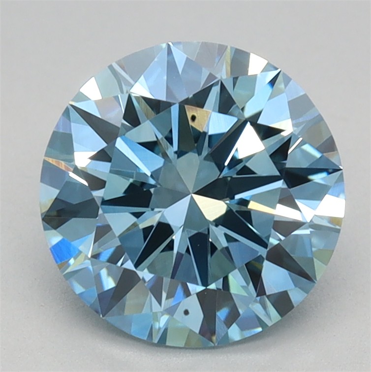 WE SHIP 1.50ct Lab Grown FANCY VIVID BLUE Diamond Loose - IGI CERTIFICATE的来源图片