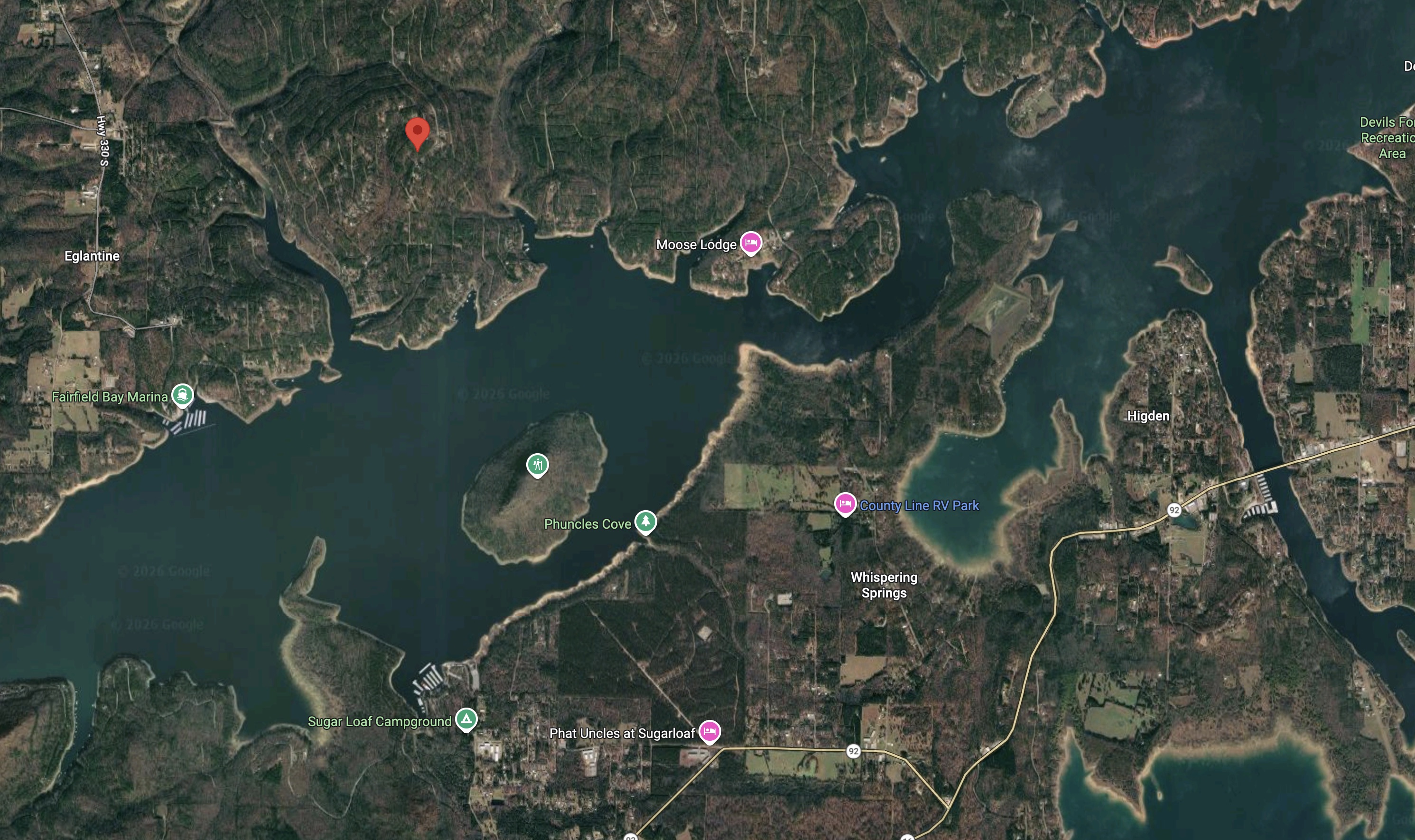 Fairfield Bay, AR - 0.23acre Lot Close to Lake on Paved/Maintained Rd. $1N/R的来源图片